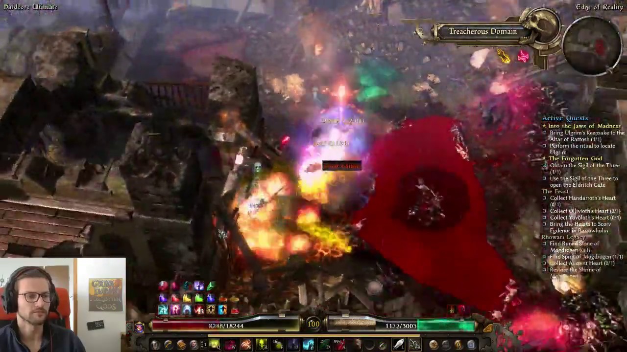 [HC] Grim Dawn - Oppressor fire RE vs Bourbon Clones