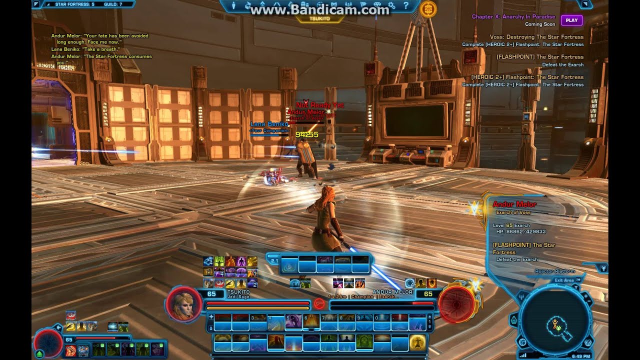 Swtor - Jedi Consular - Andur Melor - Star Fortress
