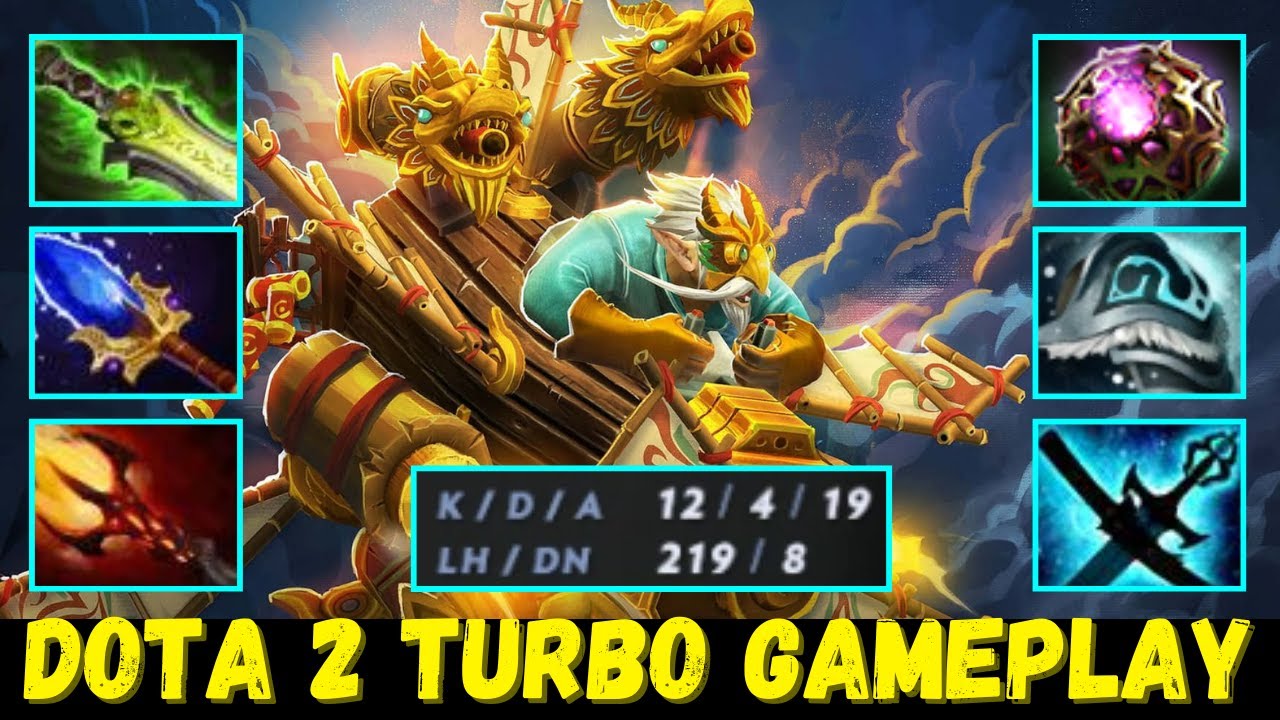 [Turbo Mode] Dota 2 Gyrocopter Hard Carry With Full Magic Damage Build