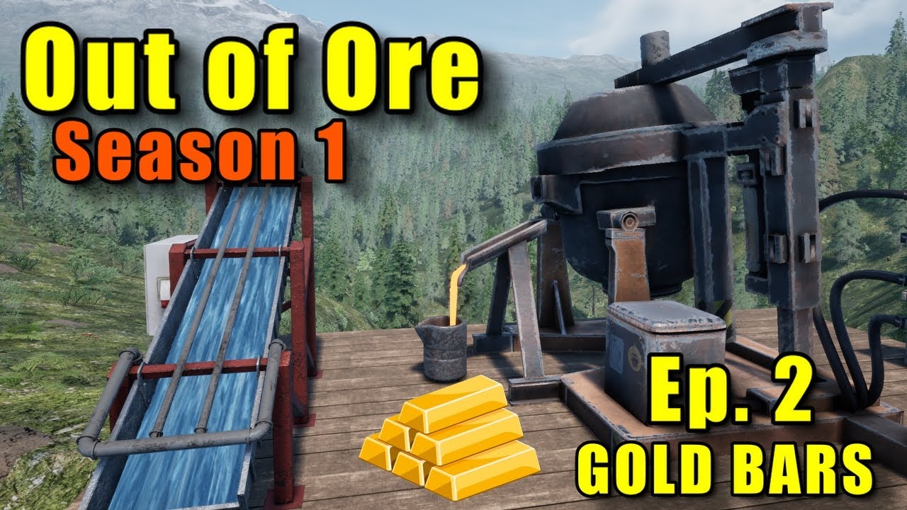 Solar Power & Smelting Gold Bars | Out of Ore Hardcore Ep 2