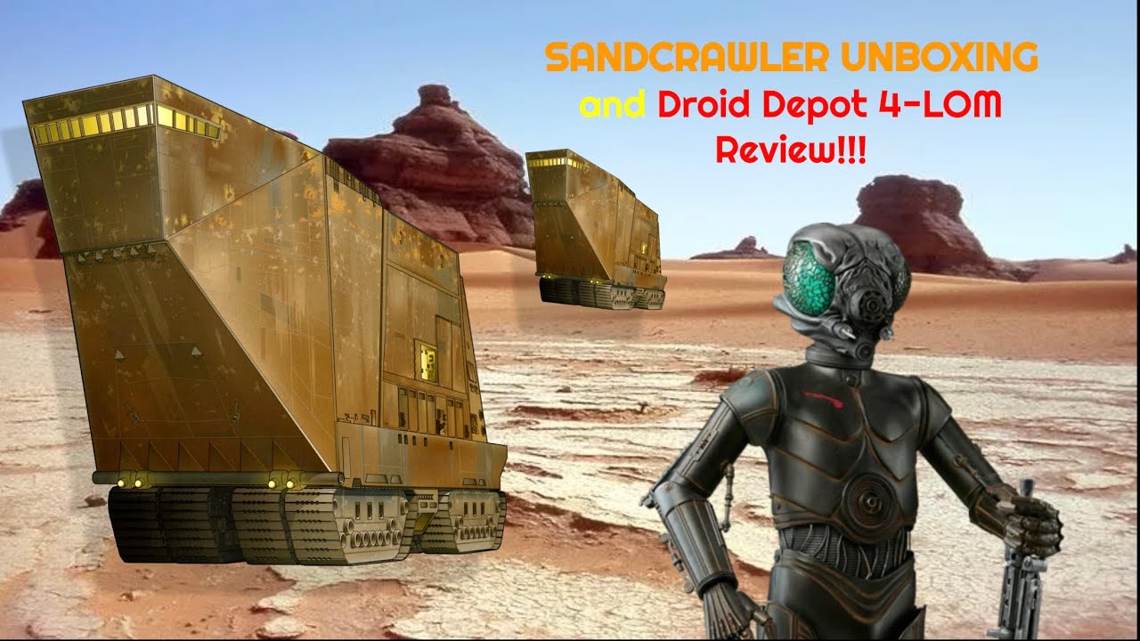 Disney Parks Exclusive Droid Depot 4-LOM and Sandcrawler Unboxing and Review!! S06CR05