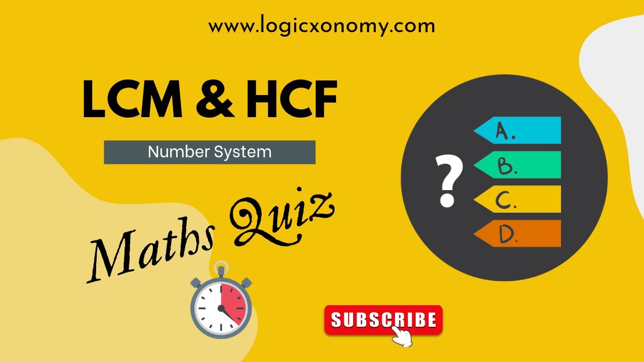 LCM and HCF Problems with Solutions| Remainder Theorem and Math Short tricks #logicxonomy