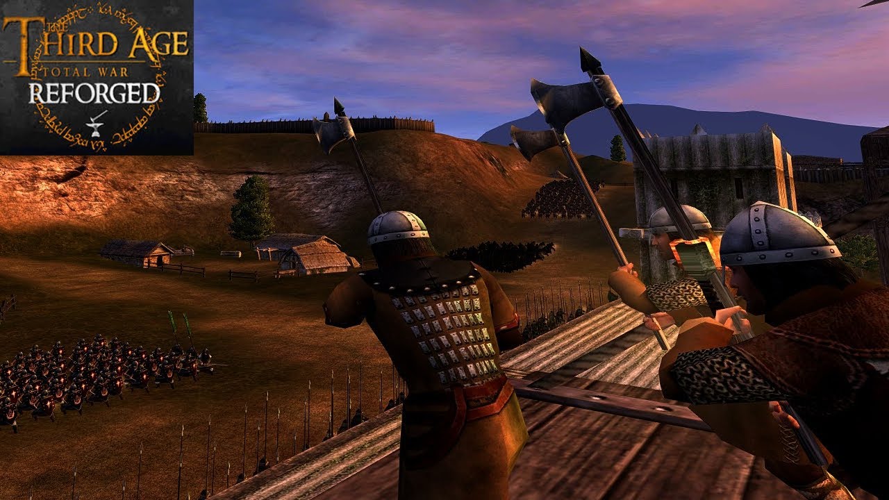 RHUDAUR ARMY MARCHES ON TIRDHUIN (Siege Battle) - Third Age: Total War (Reforged)