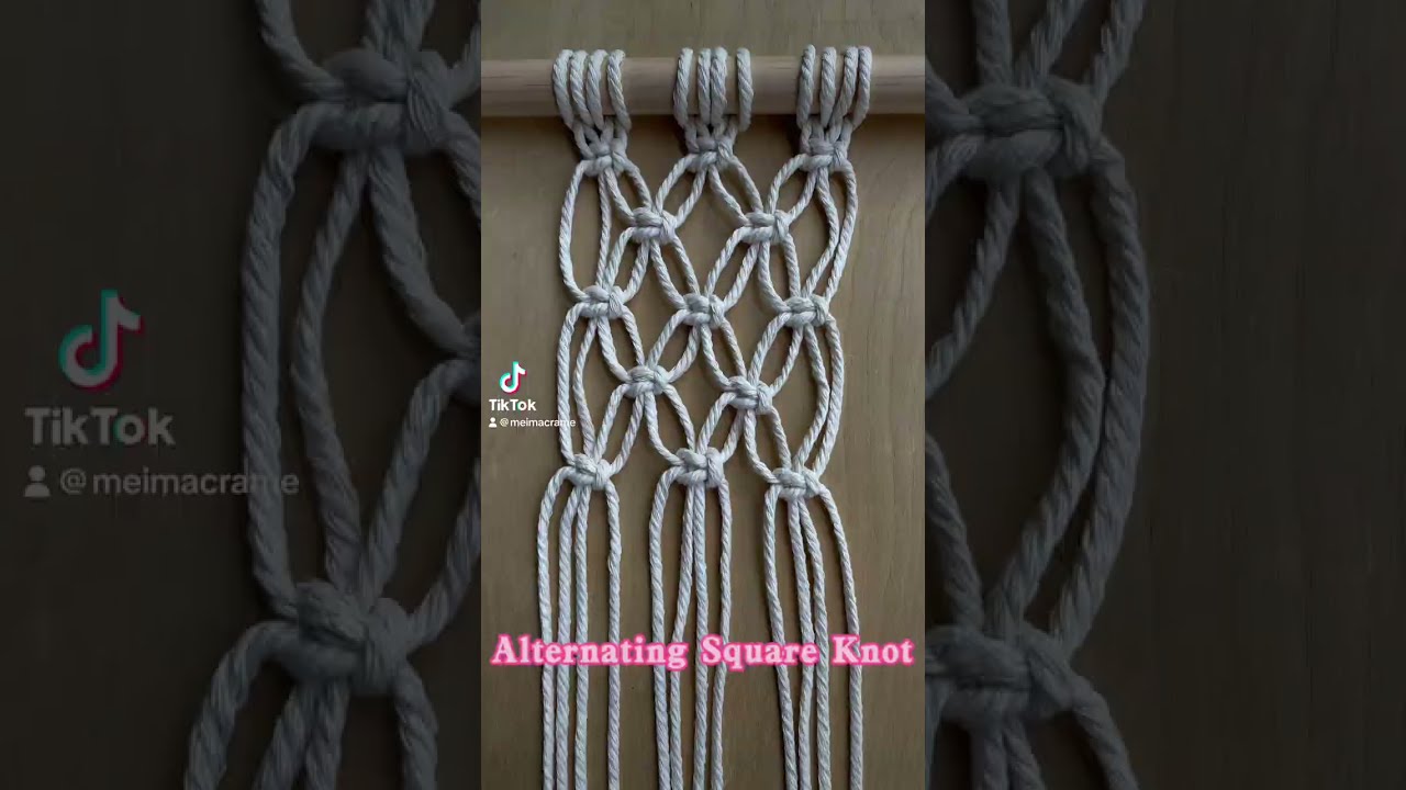 Alternating Square Knot