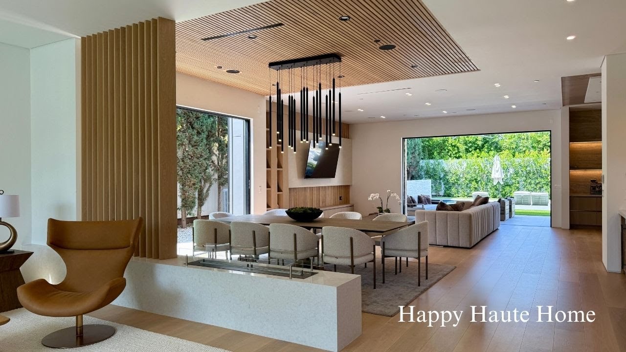 My Friend's New Beverly Hills Home with Pool and Pool House |  Modern Home Tour
