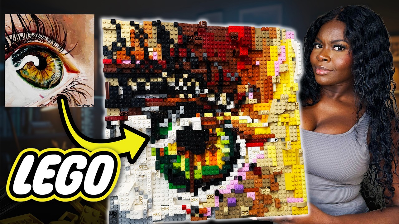 I Tried to make ART with LEGO Bricks