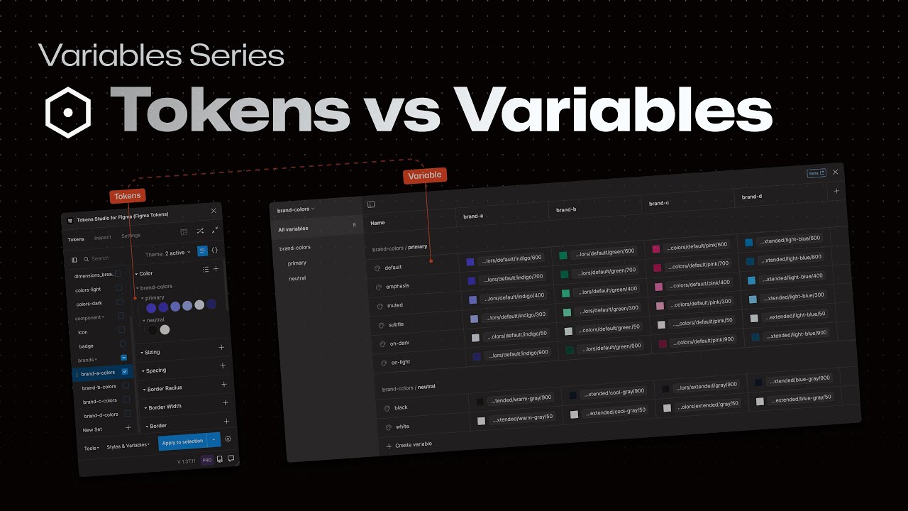 Tokens vs Variables in Tokens Studio for Figma | Variables Series