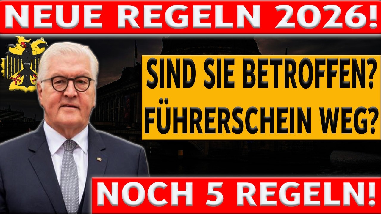 🚗 Neue Verkehrsregeln ab 2026: Diese 5 Änderungen betreffen Rentner besonders