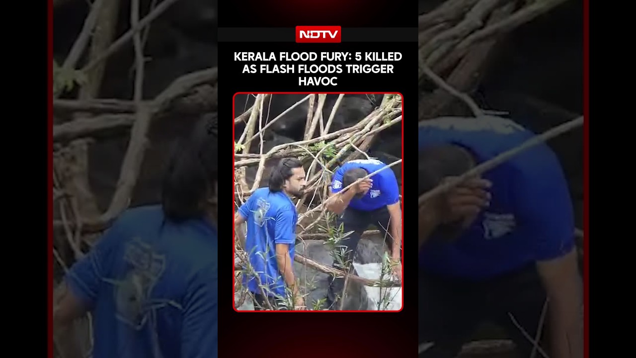 Kerala Flash Floods: Five Dead As IMD Issues Orange Alert For Six Districts