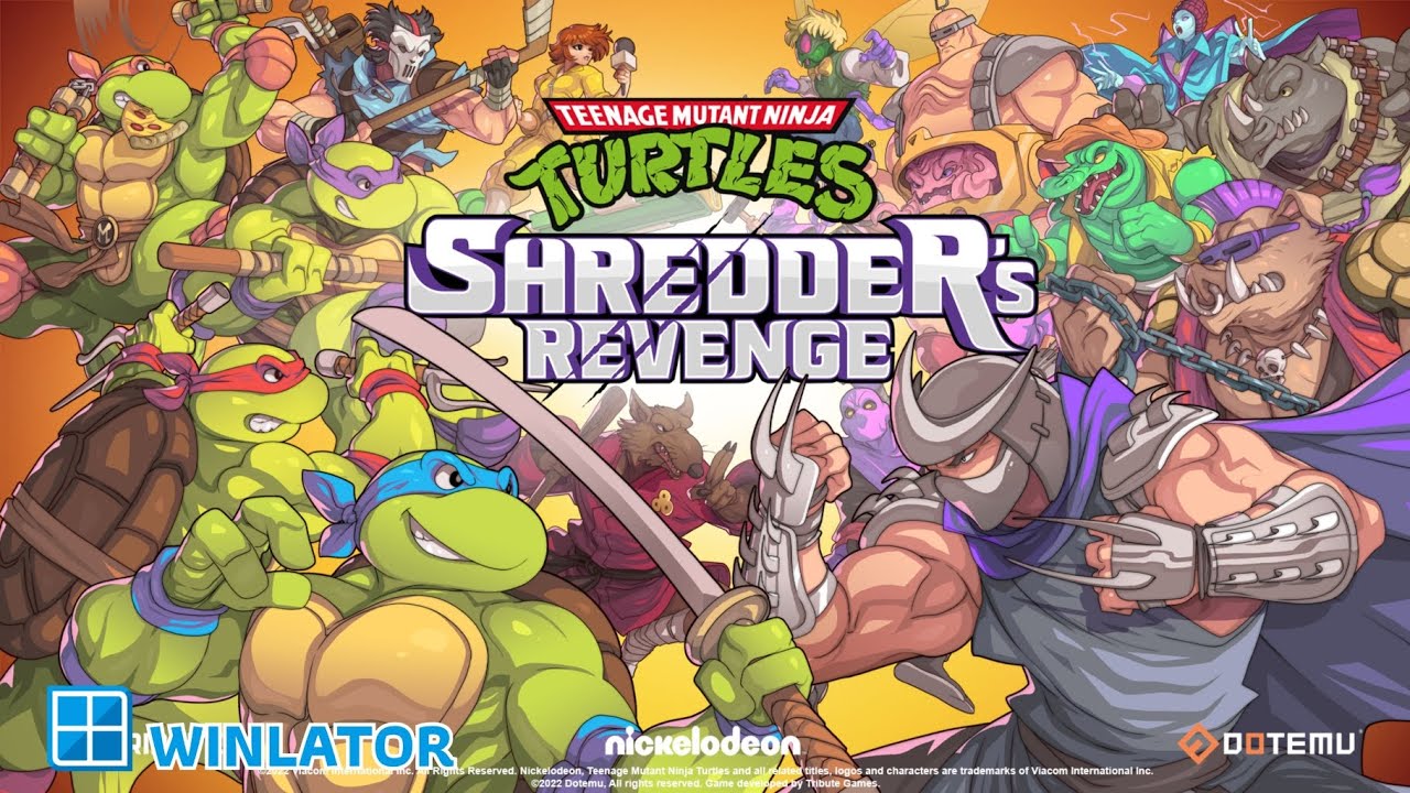 Teenage Mutant Ninja Turtlles Shredder's Revenge - Winlator Bionic Ludashi 2.7.2 Snapdragon 870