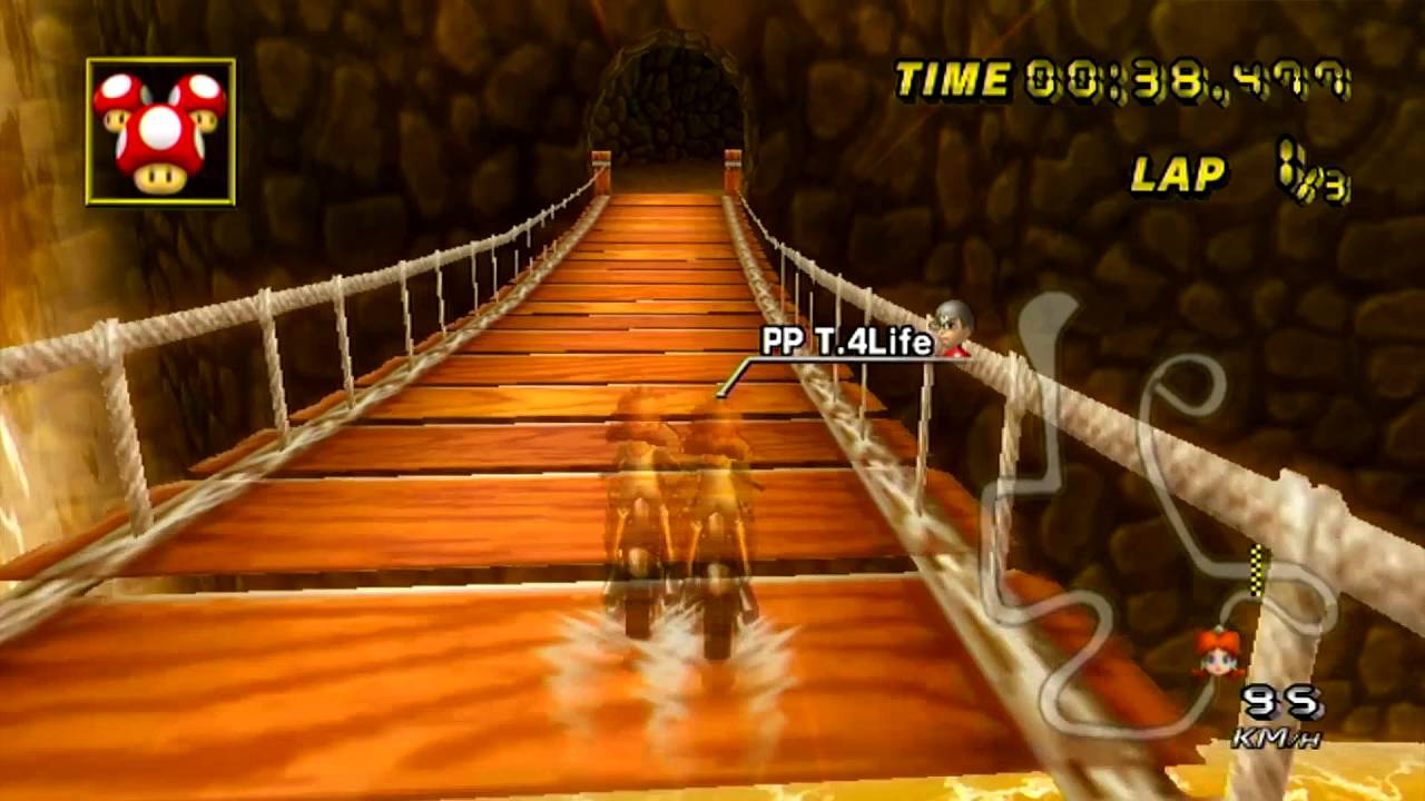 [MKWii] N64 DK Jungle Parkway Comparison - Jascha vs Thomas (Multi Ghost)