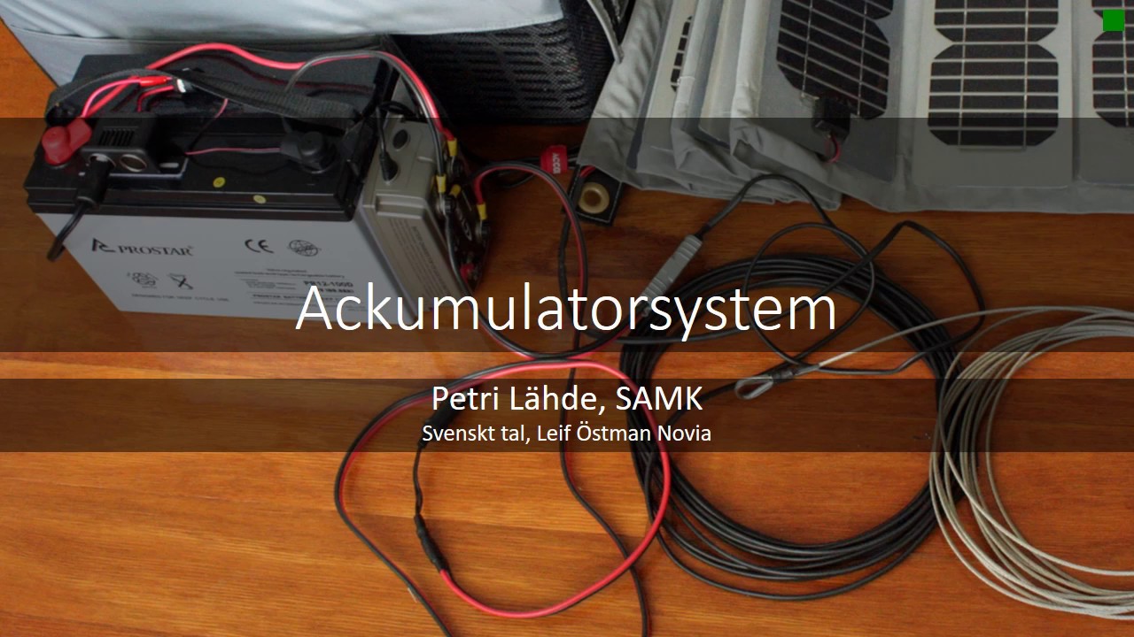 Ackumulatorsystem del 1