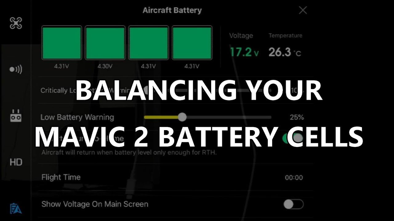 BALANCING YOUR MAVIC 2 BATTERY CELLS