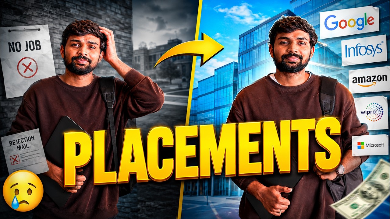Placement Preparation for CSE JOBs || MCQ & Interview Rounds Roadmap | 2026