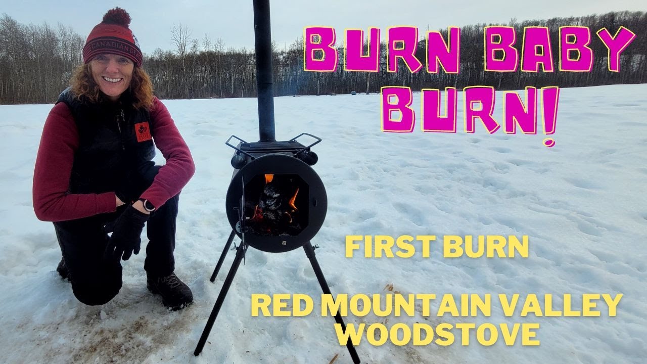 Дровяная печь Red Mountain Valley | Первый запуск | Хороша ли она?