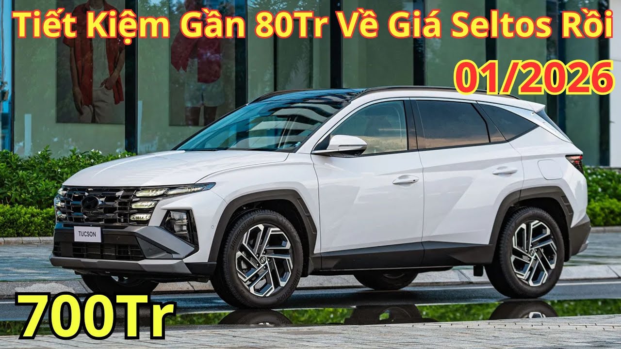 ✅Giá Khuyến Mại Hyundai Tucson Tháng 1 Mới Tiết Kiệm Gần 80Tr Về Giá Seltos Rồi | Xegiatot24h