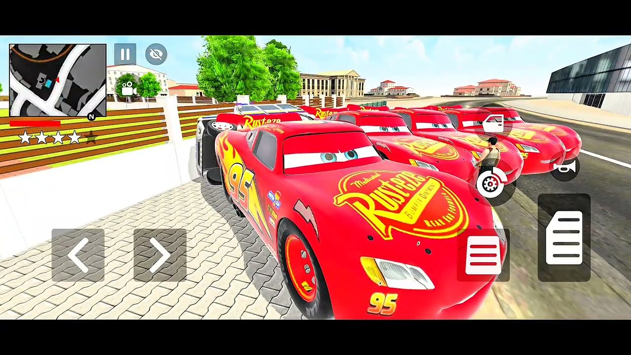 Spider-Man & Big McQueen Indian Driver 3D - Indian Theft Aura Police Simulator - Android GamePlay #5