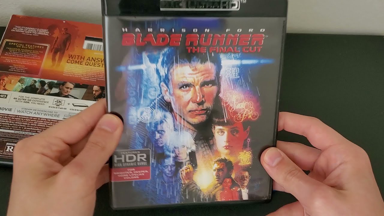 Blade Runner 5 Disc complete collector's edition Blu-ray and Final cut 4K Blu-ray Unboxing
