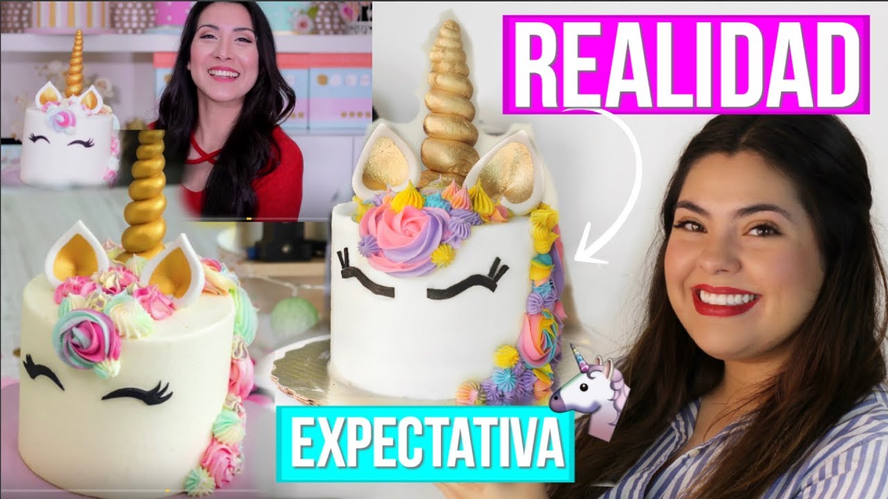 Intenté Seguir Un Tutorial de Quiero Cupcakes! Pastel Unicornio | RebeO