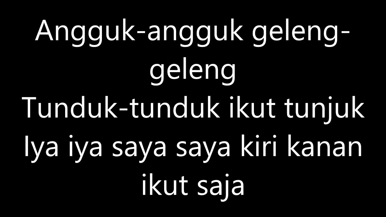 Angguk-angguk Geleng-geleng - Ahli Fiqir (lirik)