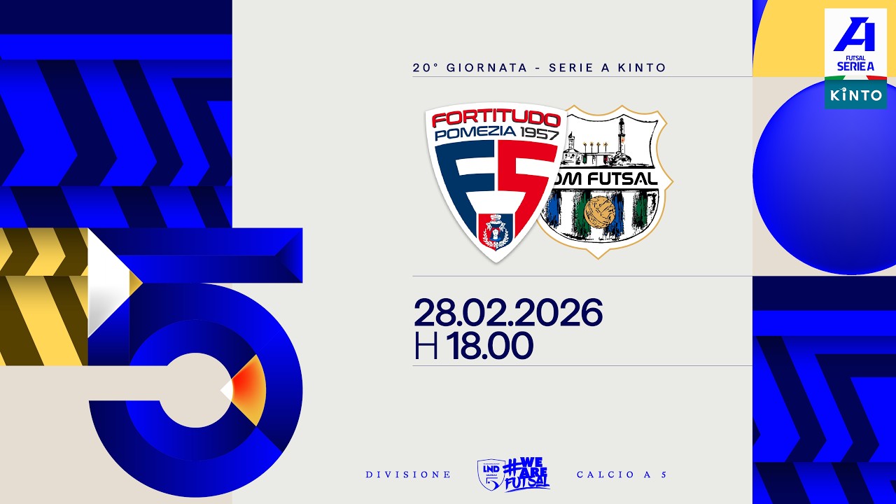 Fortitudo Pomezia-CDM Futsal | 20ª giornata | Serie A KINTO 2025/2026