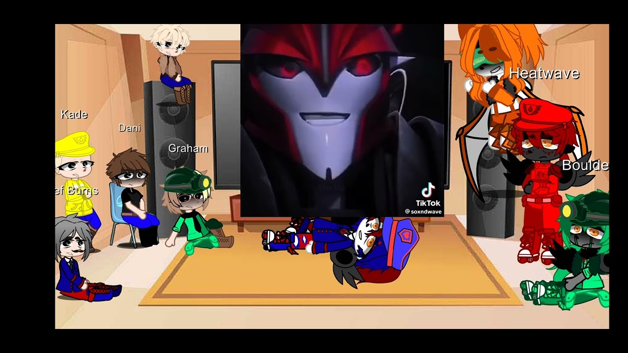 The Burns and rescue Bots react to Tfp and Blades parents