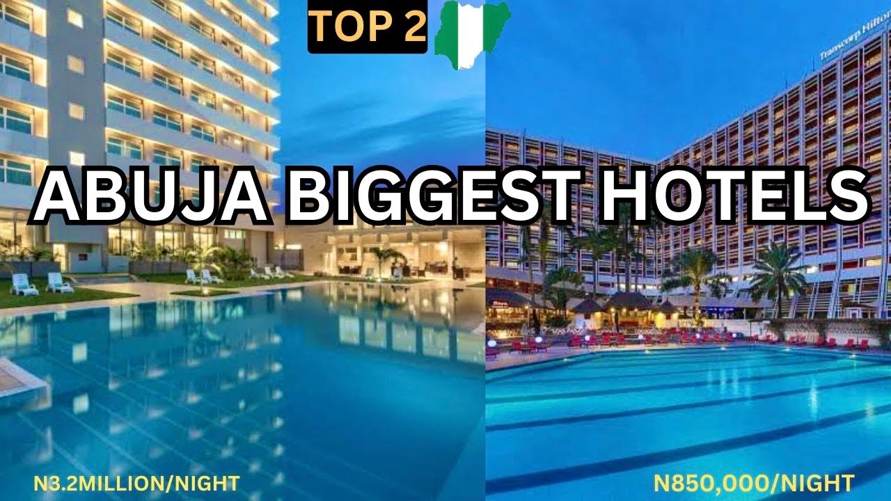 Abuja Most Expensive Hotels for the Rich and Wealthy  Transcorp Hilton& Fraser Suites🇳🇬 #nigeria