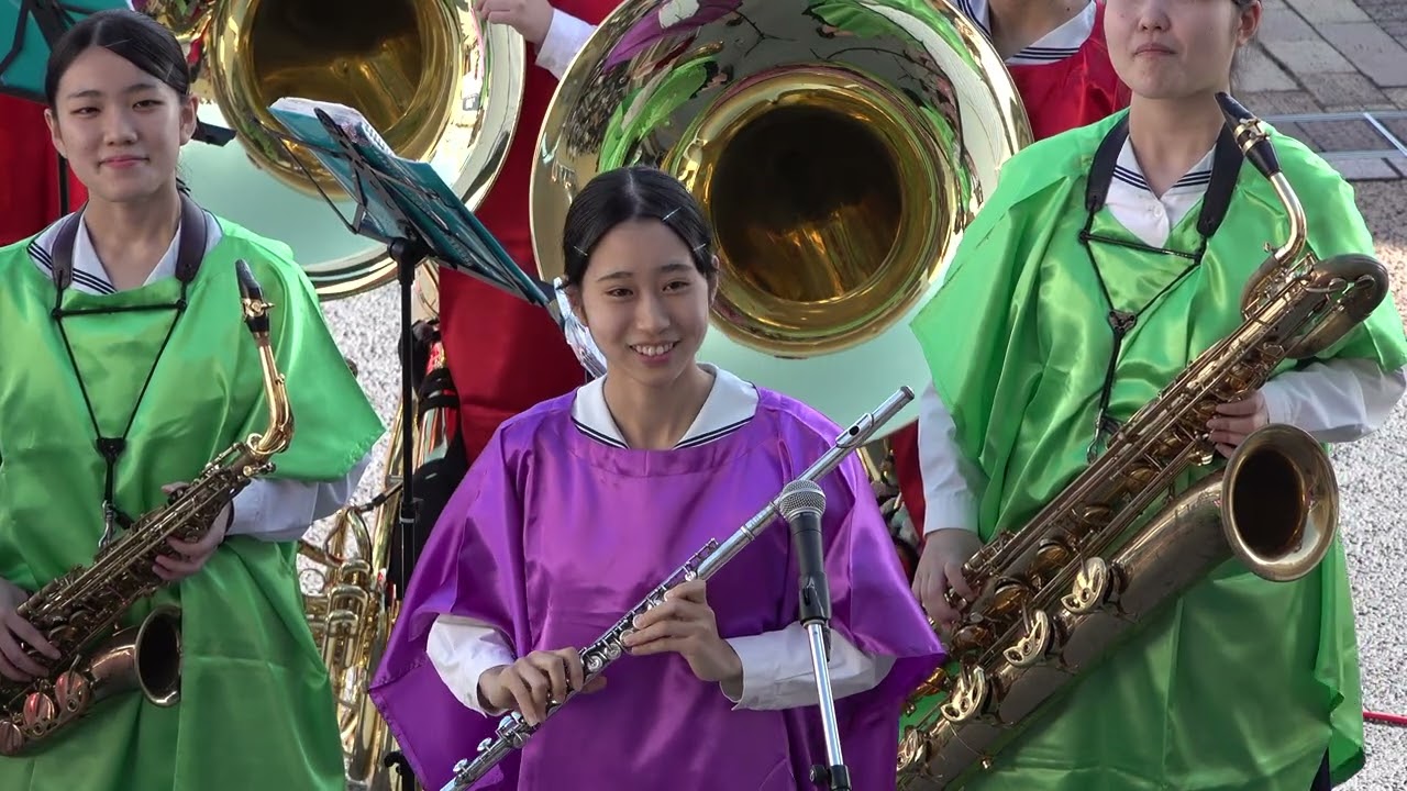 活水中学校・高等学校吹奏楽部　させぼ五番街  15:00〜2025.11.3