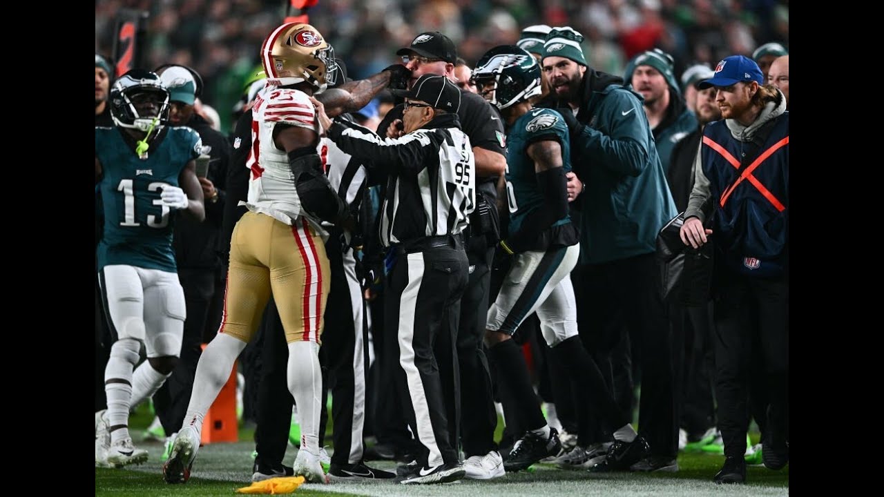 Dre Greenlaw & Dom get ejected - San Francisco 49ers @ Philadelphia Eagles - NFL Week 13 2023