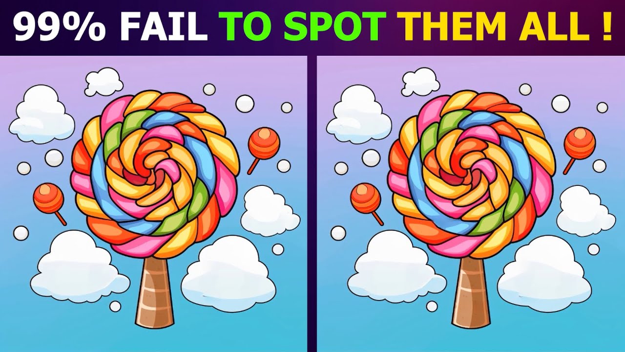 Spot The Difference : Only Genius Find Differences (Find The Difference #69)