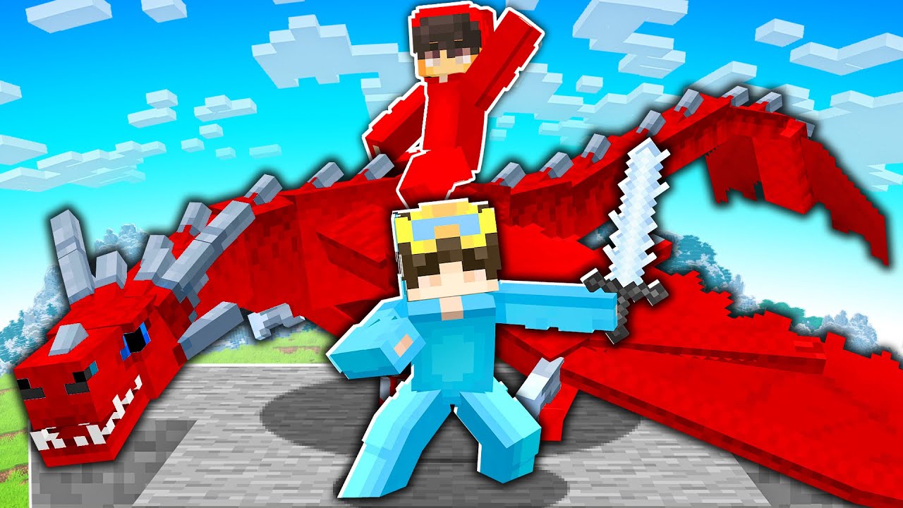 Используем мод DRAGONS в Minecraft!