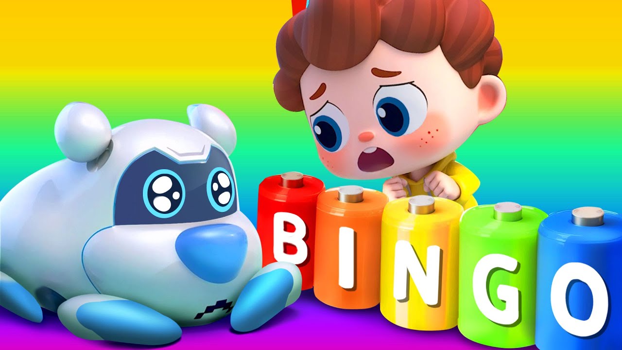 Robot Dog Bingo | Pet Care | Play with Robot Dog | Nursery Rhymes & Kids Songs | BabyBus