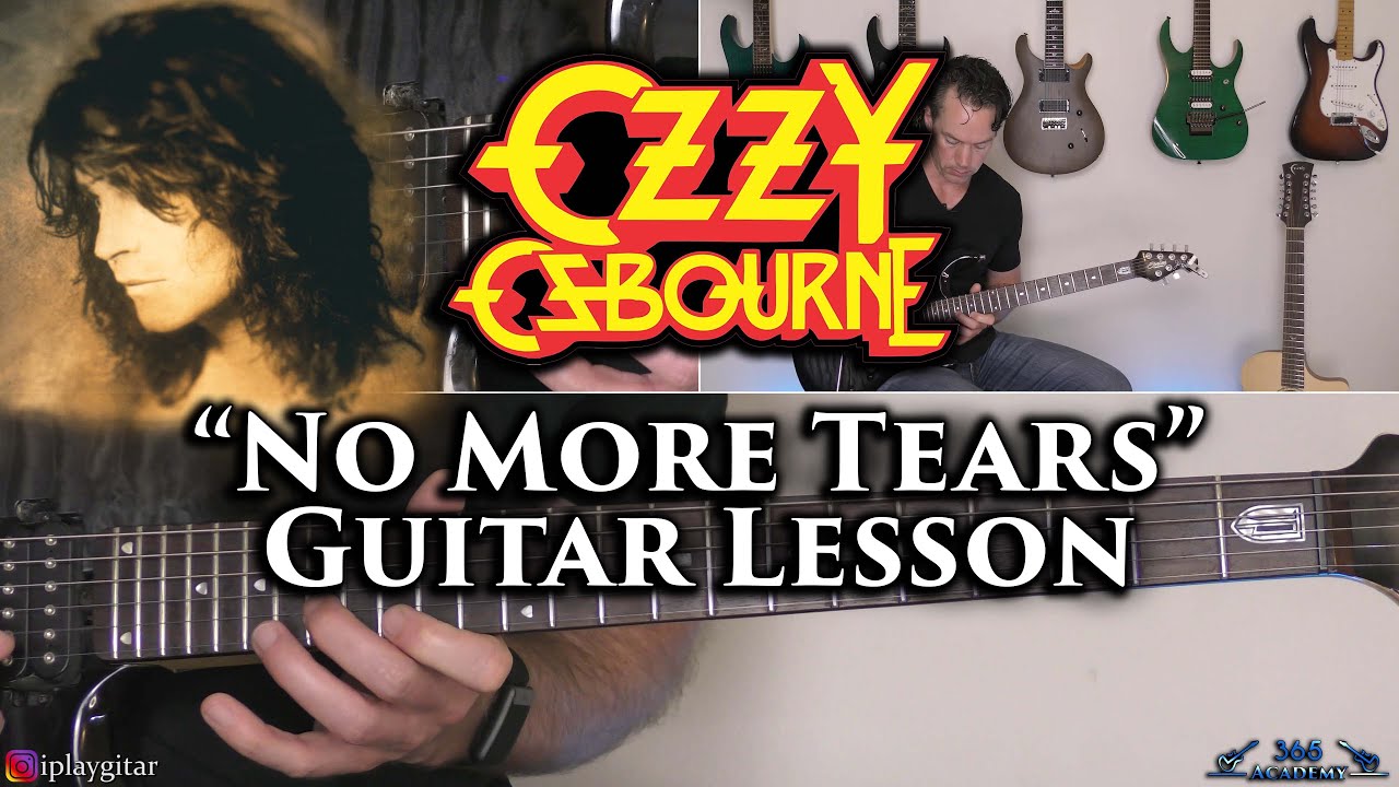 Ozzy Osbourne - No More Tears Guitar Lesson (Full Song)