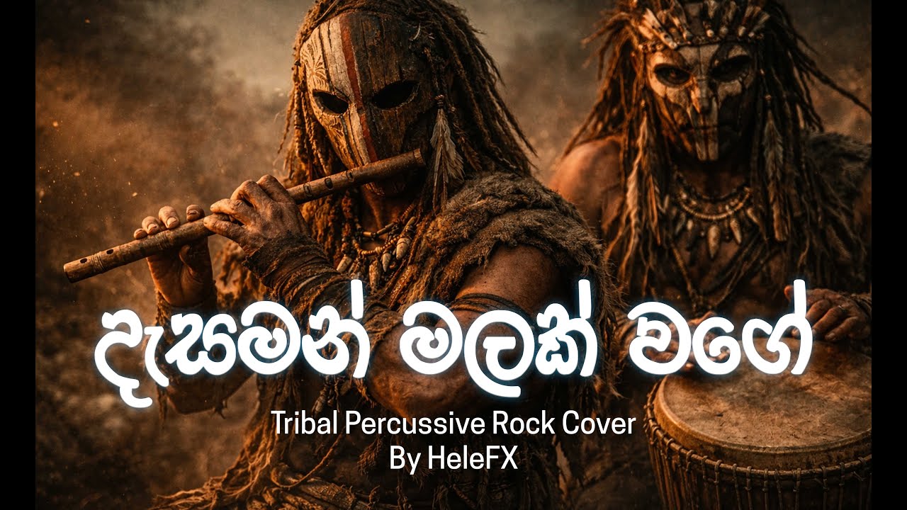 Dasaman Malak Wage - දැසමන් මලක් වගේ - Rohana Baddage - Tribal Percussive Rock Cover by HeleFX