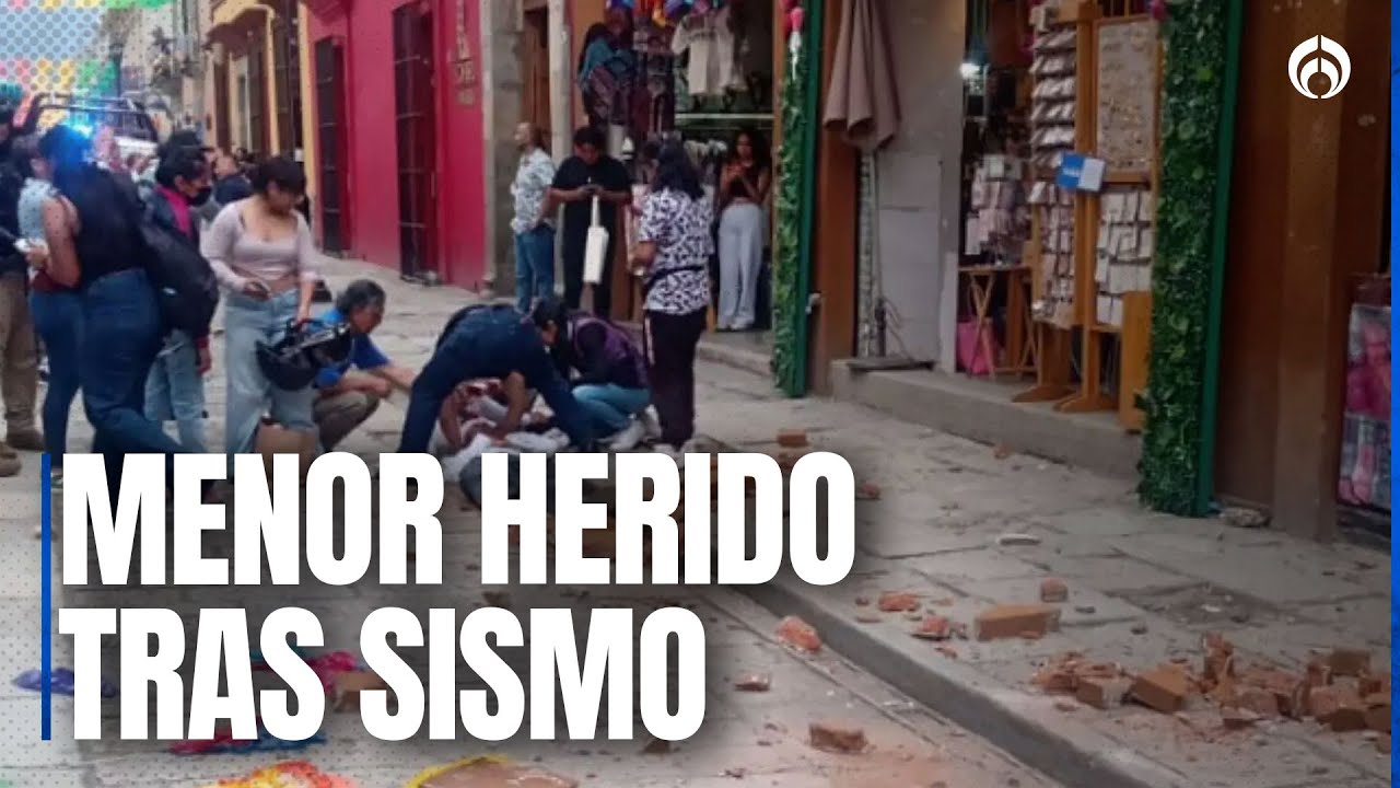 Sismo en Oaxaca deja un menor herido y causó daños en edificios