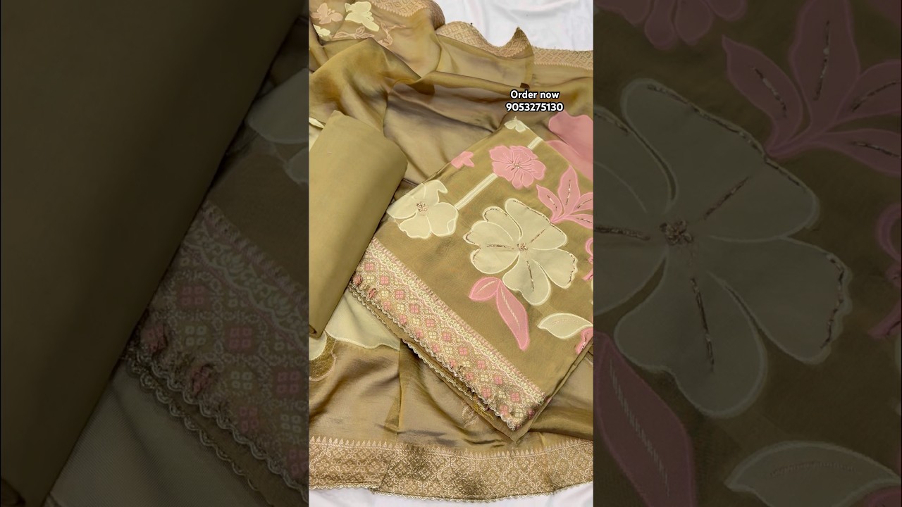 Netra brand Banarasi suit ❤️DM 9053275130❤️ #new #trending #cotton #banarasi #fancy #brand #suit