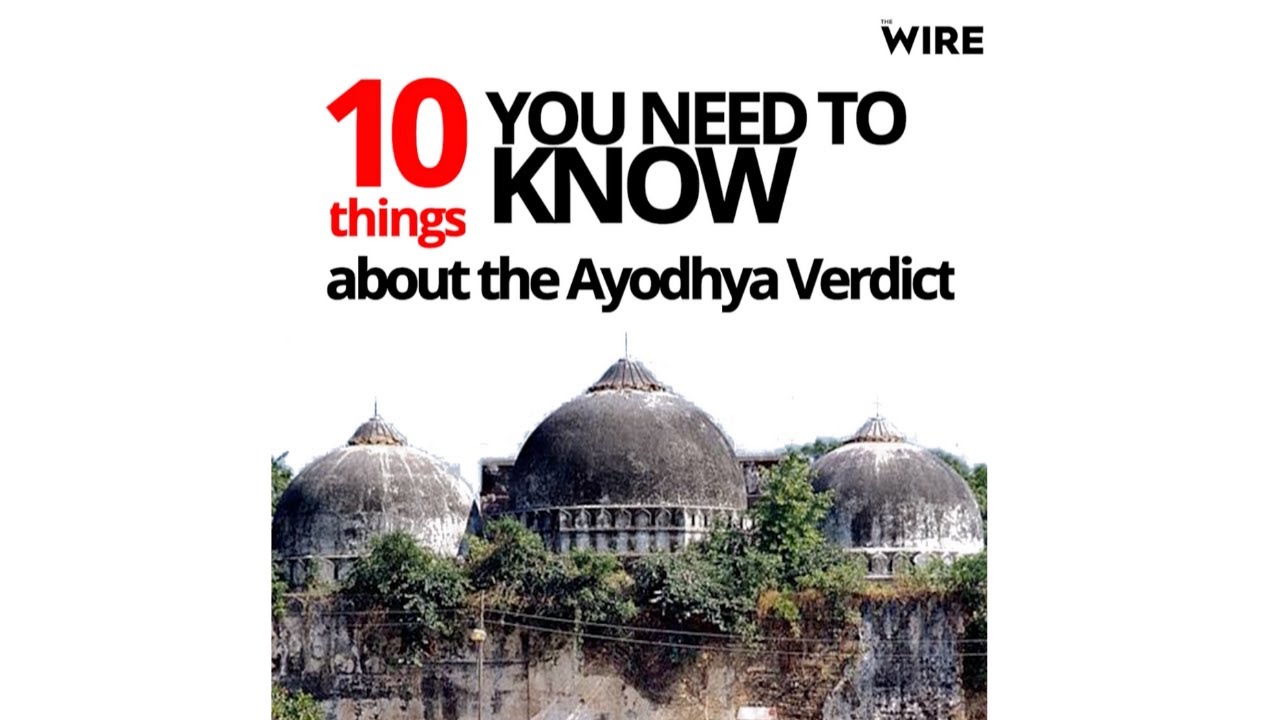 Ayodhya Verdict: 10 Things You Need To Know