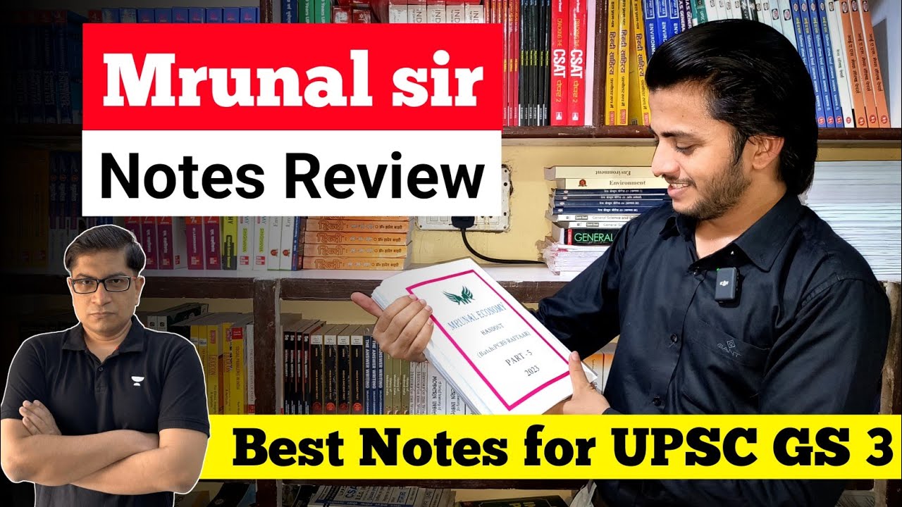 Mrunal sir economy notes 2024 Review | Best Economy notes for Hindi & English | UPSC prelims 2024