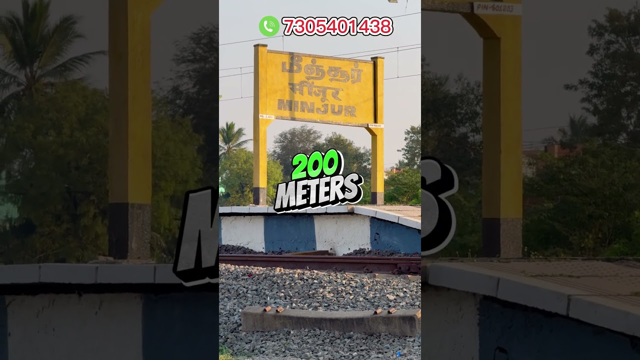 Plot For Sale In Minjur PH : 73054 01438