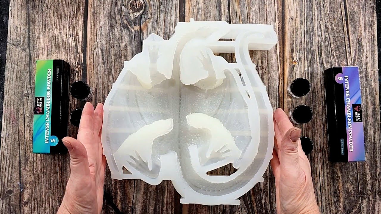 #1570  The BEST DRAGON Silicone Mold For Resin Ever Made!