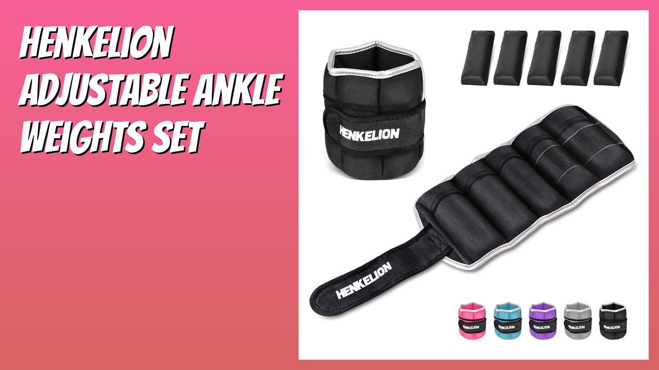 REVIEW (2026): Henkelion Adjustable Ankle Weights Set. Features