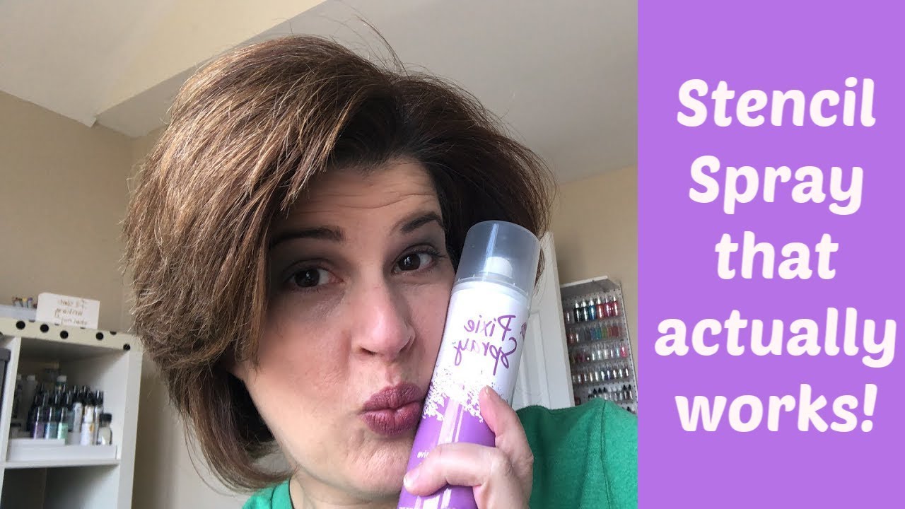 A stencil spray that actually works
