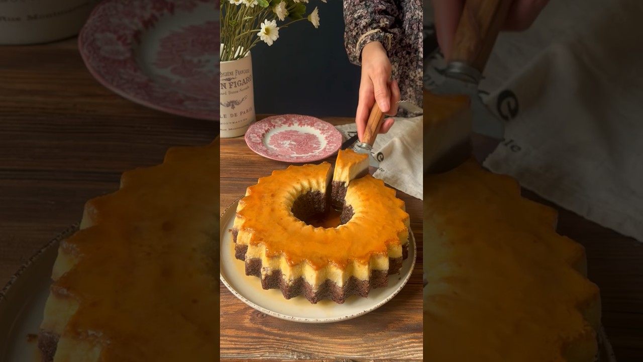 Chocolate Flan cake / Karamelli kek
