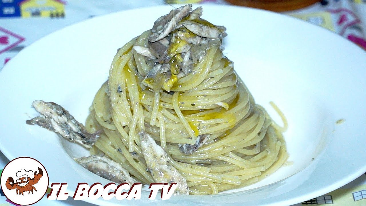489 - Spaghetti alici e limone...e ti parte l'ormone! (pasta gustosissima facile, veloce e leggera)