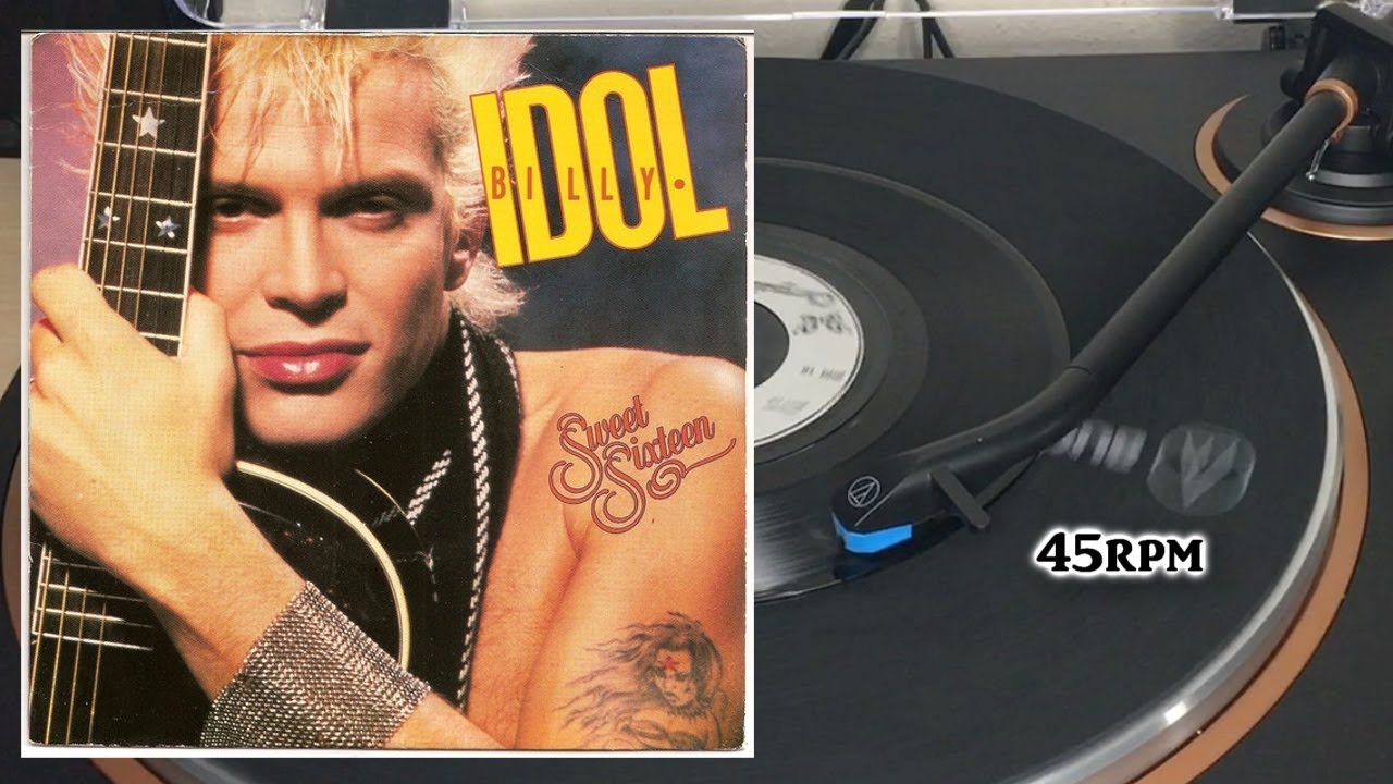 Billy Idol - Sweet Sixteen, 1987, Chrysalis - IDOL 10,  Vinyl, 7