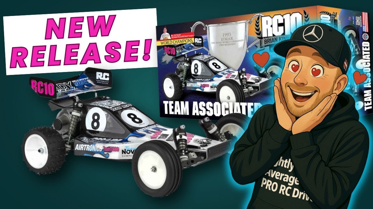 AE DOMINATING VINTAGE RC MARKET WITH NEW Brian Kinwald RC10 Worlds RELEASE (Tamiya Left In The Dark)