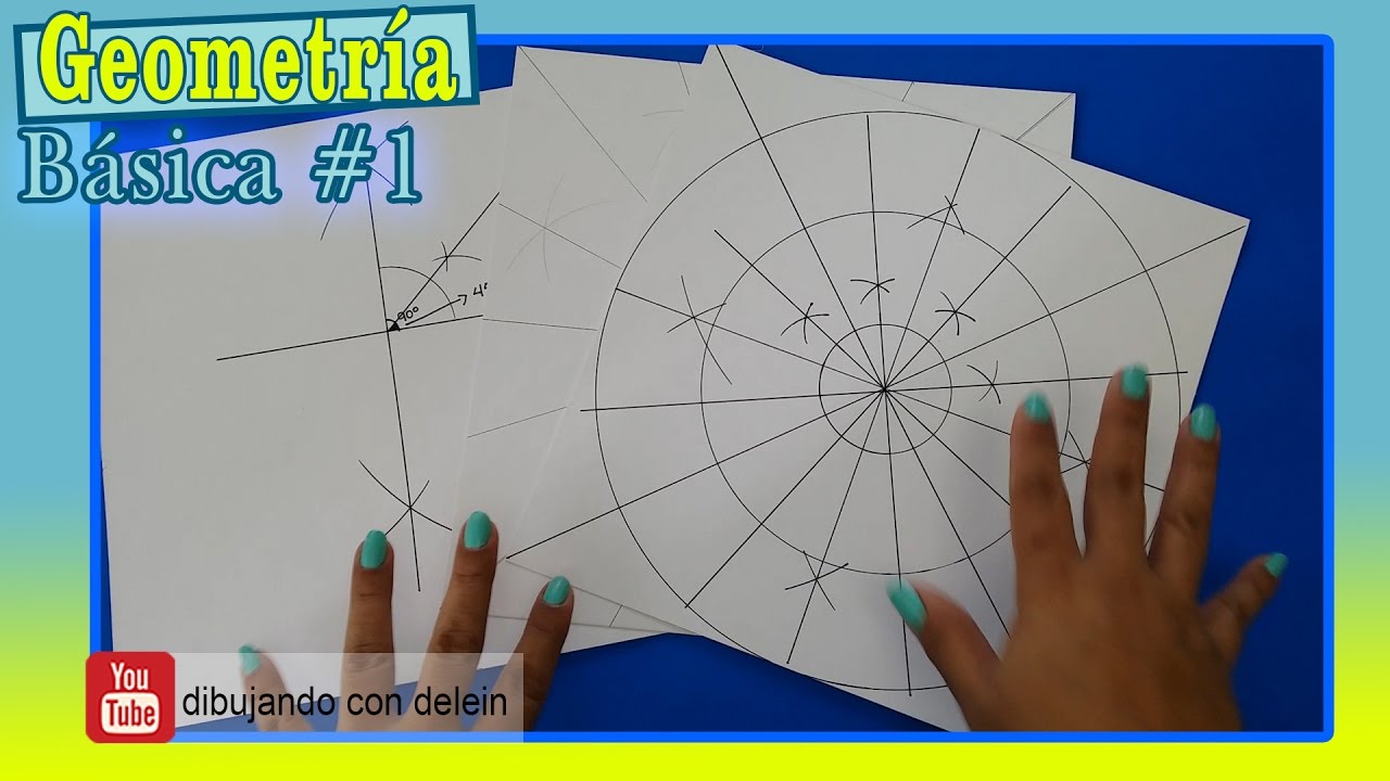 Como trazar las lineas guías para dibujar un Mandala