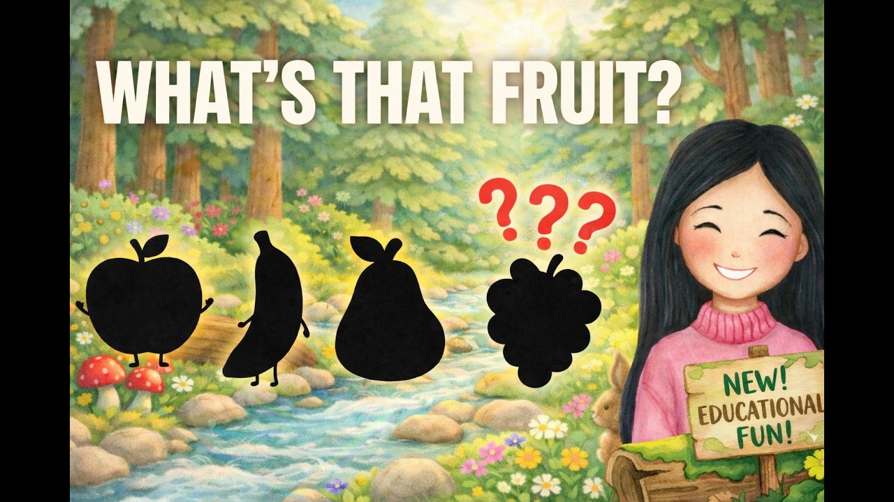Learn Fruits for Toddlers 🍎 First Words Learning Video | Guess the Fruit Game