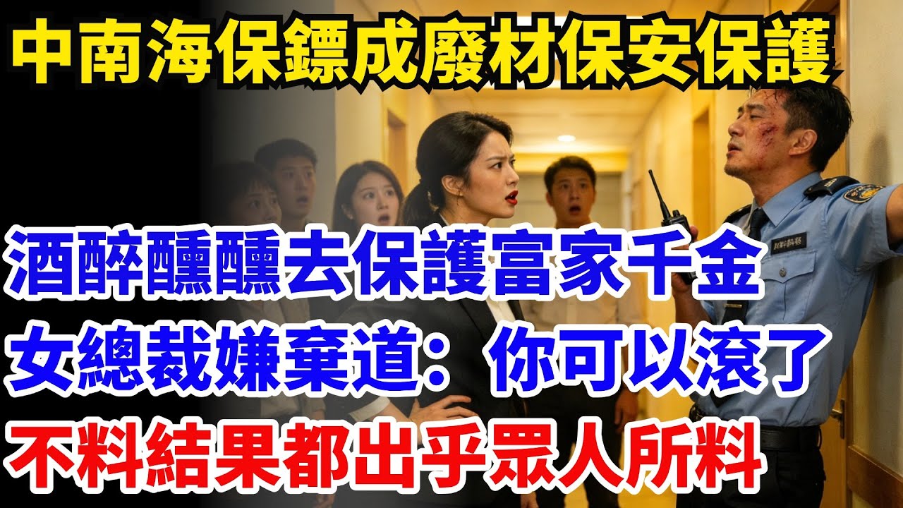 中南海保鏢成廢材保安保護富家千金，我喝著酒醉醺醺去保護她，女總裁嫌棄道：你可以滾了！不料結果都出乎眾人所料！#奇聞#故事#情感小說#幸福人生#人生故事#家庭故事#中老年