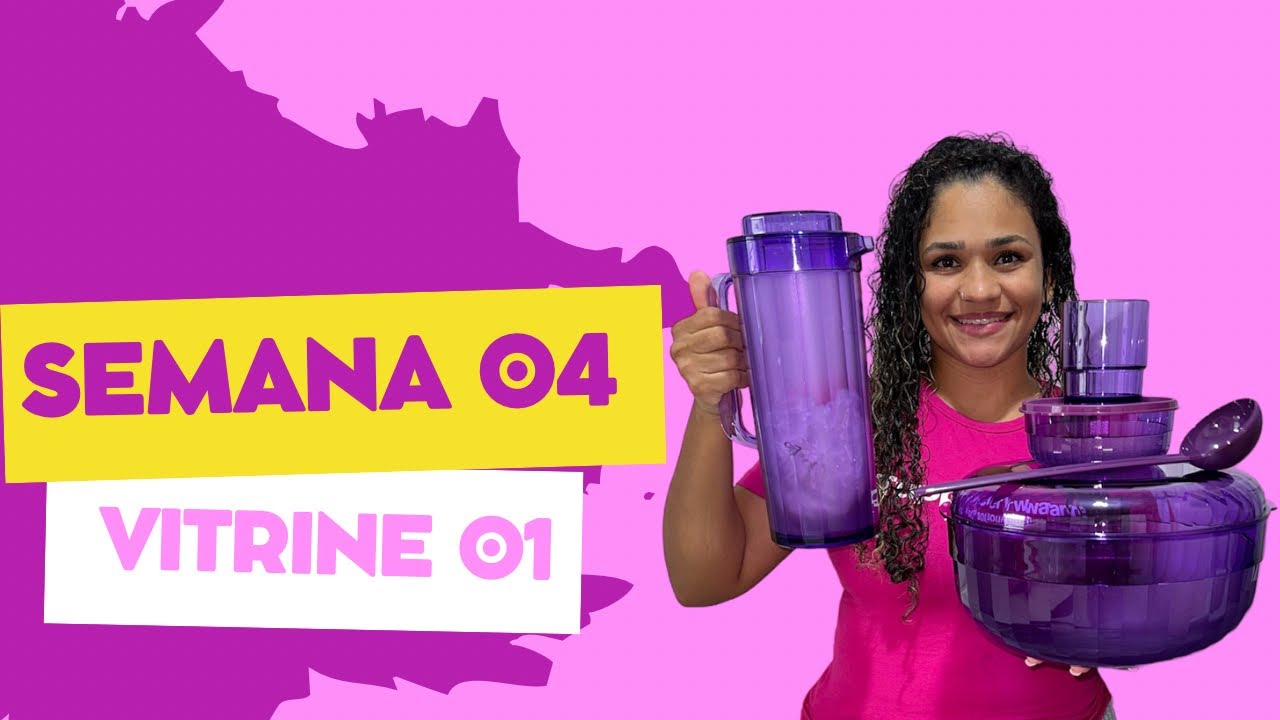 ABRINDO CAIXA TUPPERWARE | SEMANA 04 | VITRINE 01 - Alana Barreto